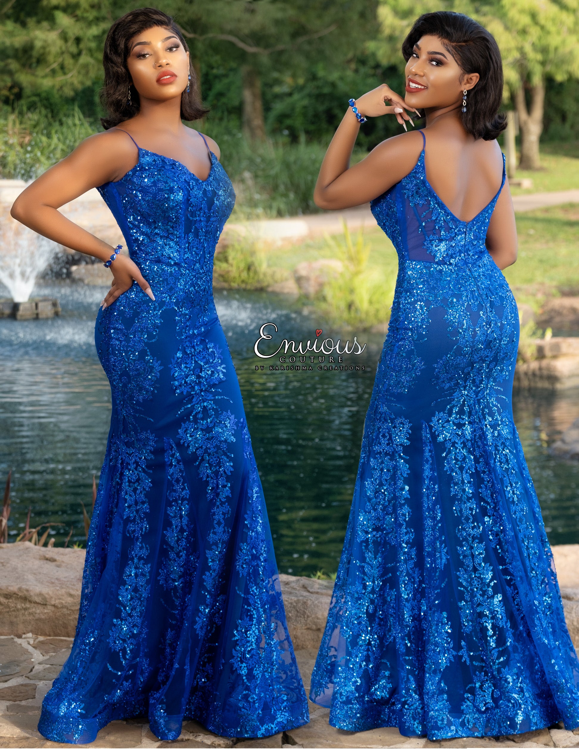 Ladies Strapless Sweetheart Neckline Detachable Train Sequins Mermaid Party Dress  Royal Blue Evening Gown - China Royal Blue Evening Gown and Party Dress  price | Made-in-China.com